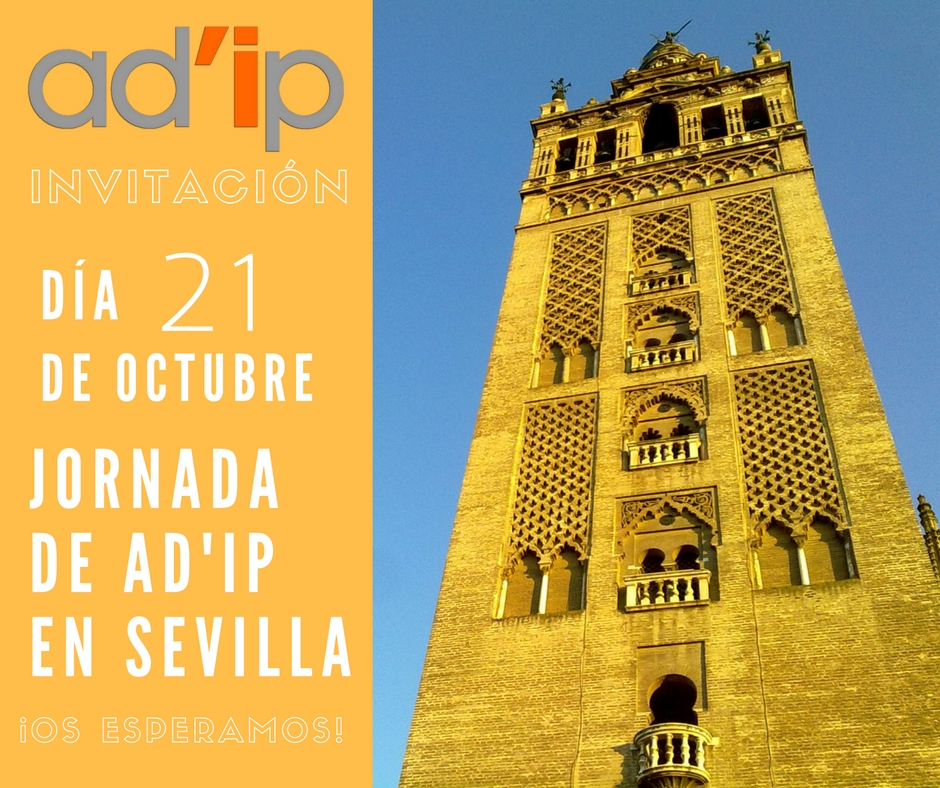 Invitación Jornada Ad'ip en Sevilla