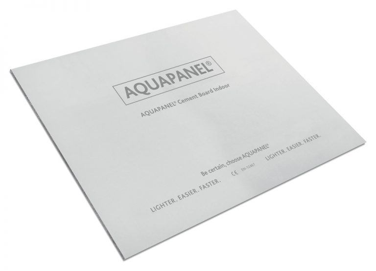 Knauf perfecciona su placa Aquapanel® Indoor con menos peso y mayor facilidad de instalación