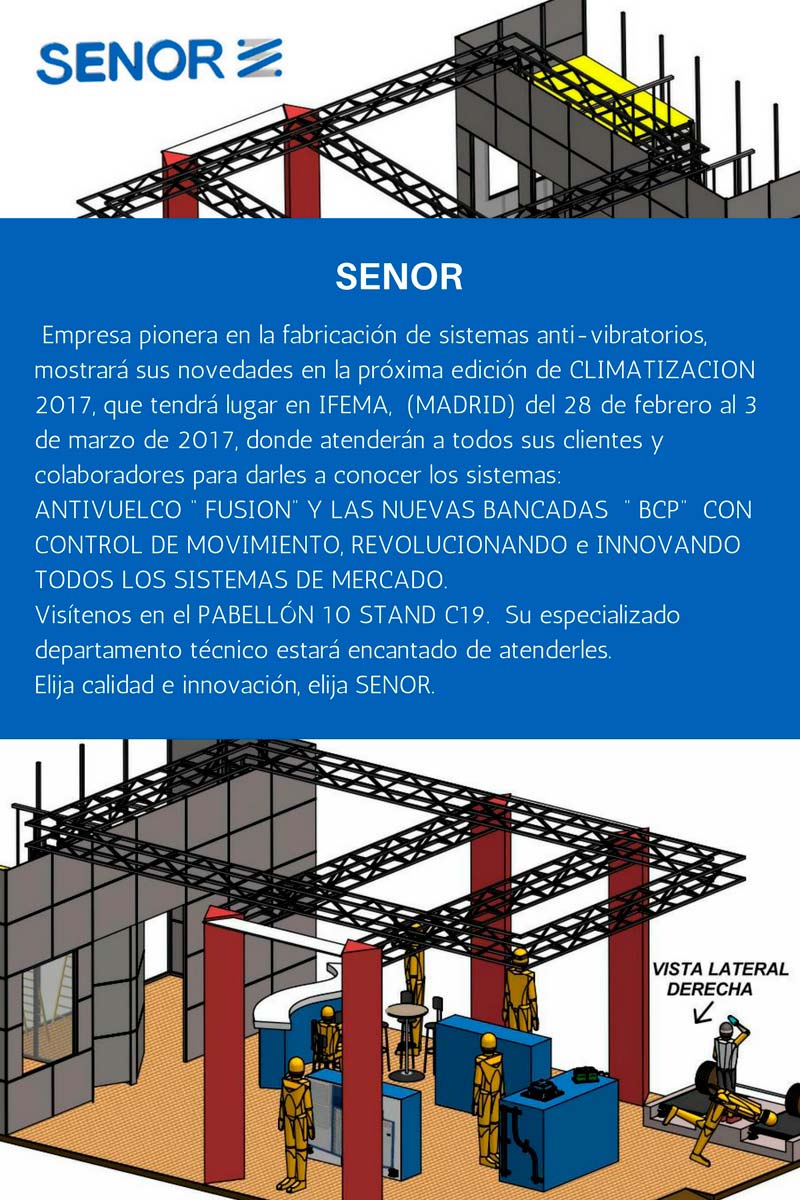 SENOR mostrará sus novedades en la próxima edición de CLIMATIZACION 2017,