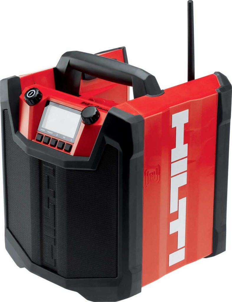 HILTI RECIBE CINCO PREMIOS RED DOT batería radio