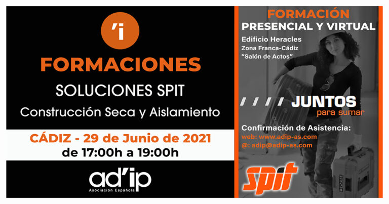 Formación SPIT – SOLUCIONES SPIT –  Construcción Seca y Aislamiento – Cádiz 🗓 🗺