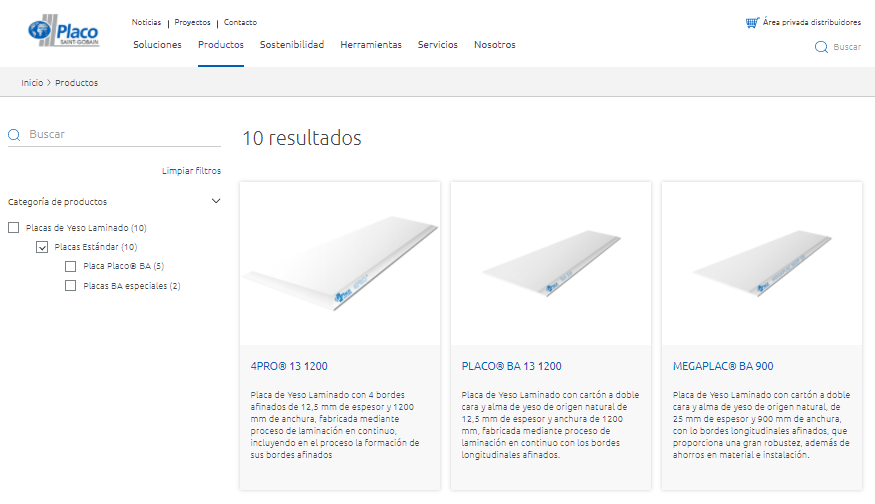 Nueva página web Saint-Gobain Placo.