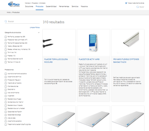 Nueva página web Saint-Gobain Placo