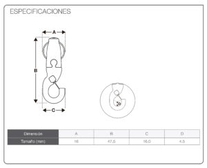 Especificaciones-Ángel-Gancho