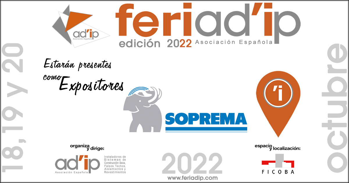 SOPREMA-Estaran-Presentes-FERIADIP-2022