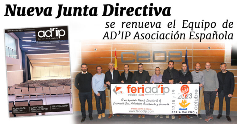 Nueva Junta Directiva, Revista AD’IP N.º50