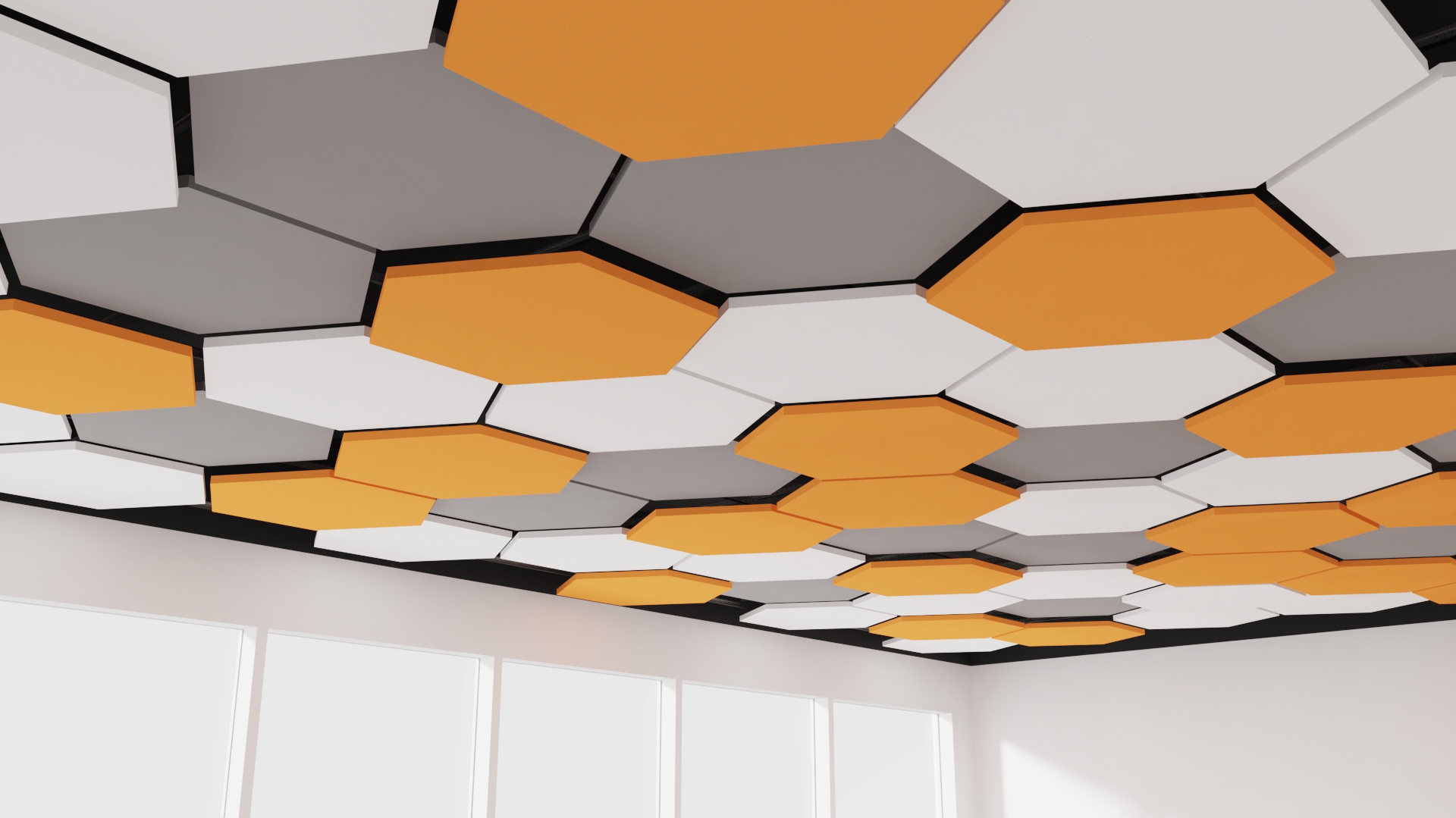 Sonify by Zentia Canopy Hexagons