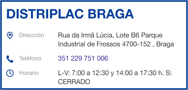 Distriplac Braga Portugal-información
