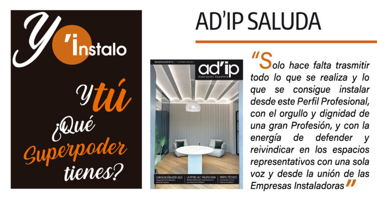 AD’IP SALUDA, “Yo Instalo”, Revista AD’IP N.º51