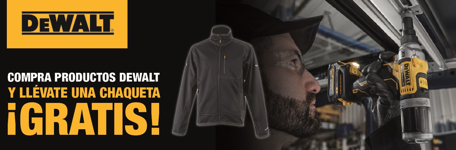 DEWALT CHAQUETA GRATIS