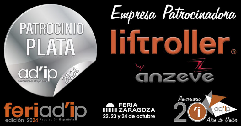 LIFTROLLER BY ANZEVE, Patrocinador Plata AD’IP 2024