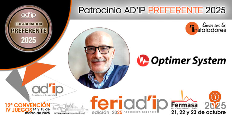 OPTIMER SYSTEM, Patrocinador AD’IP Colaborador Preferente 2025