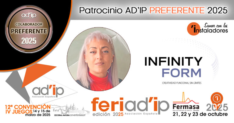 INFINITY FORM, Patrocinador AD’IP Colaborador Preferente 2025