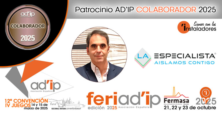 LA ESPECIALISTA, Patrocinador AD’IP Colaborador 2025