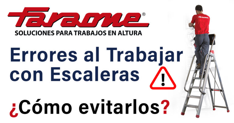 Errores comunes al trabajar con escaleras