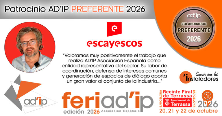 ESCAYESCOS, Patrocinador AD’IP Colaborador Preferente 2026