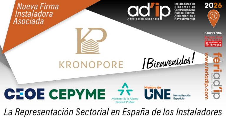 KRONOPORE, S.L. – Nueva Empresa Asociada