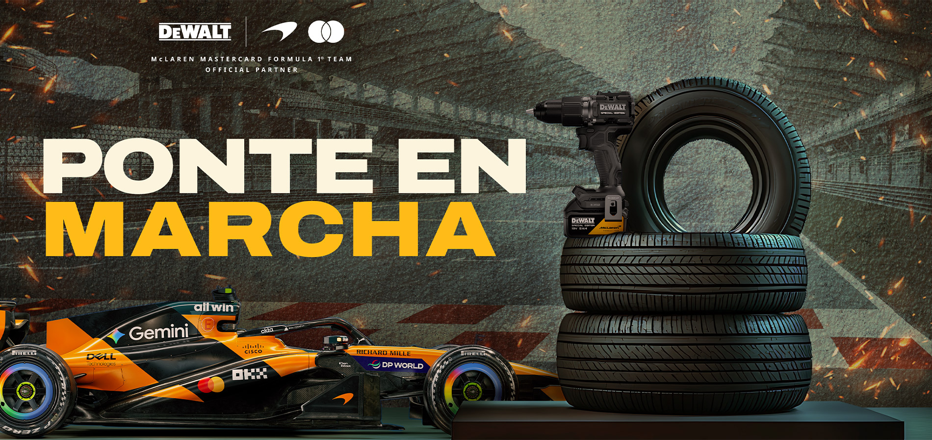 DEWALT banner sorteo Silverstone