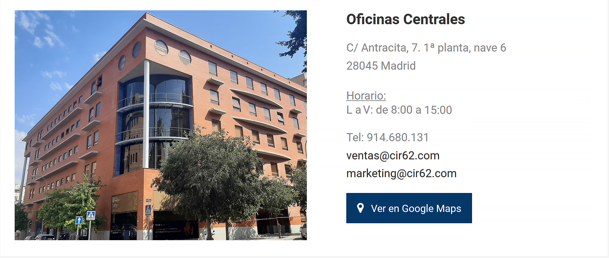 CIR62-OFICINAS-CENTRALES-NUEVO-HORARIO