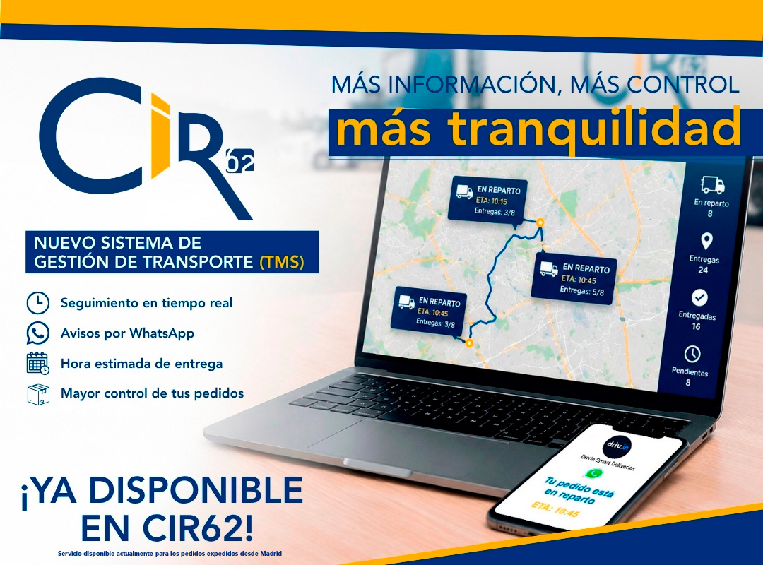 Nuevo Sistema de Gestión de Transporte - CIR62